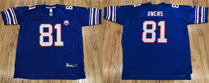 Toddlers Blue Buffalo Bills #81 Terrell Owens Stitched Jersey